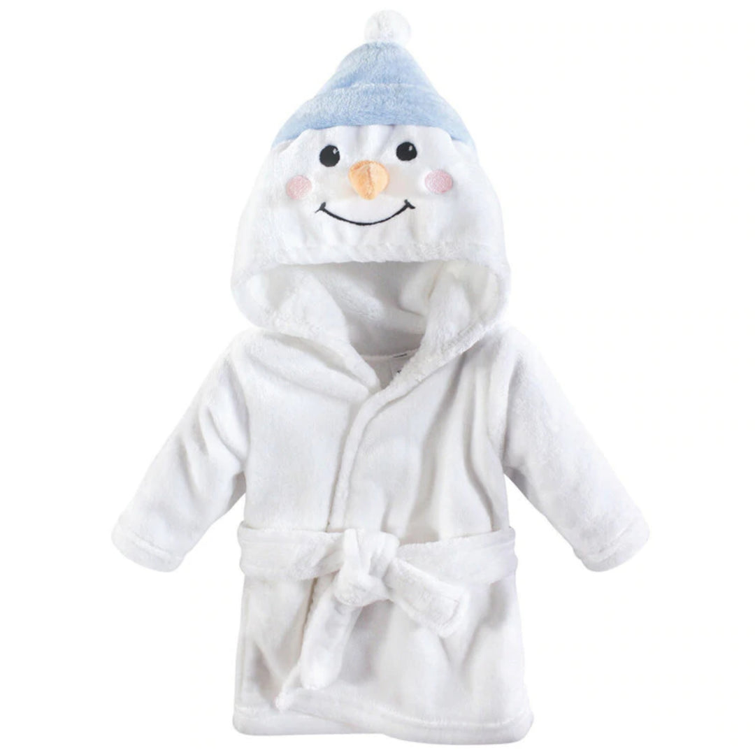 Hudson Snowman Baby Bathrobe